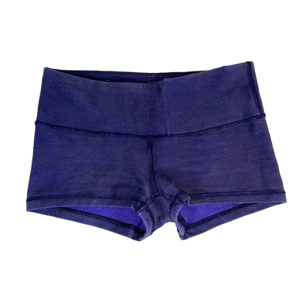 Purple Lululemon athletic running training shorts size 2